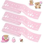 Baby Shower Games for Girl Gender Neutral How Big is Mommys Belly Tape 150 feet Measure Baby Bump Tape Measuring Tape Pregnant Belly Bear Baby Shower Tummy Measuring Tape Party Favors Supplies Pink