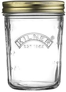 Kilner 25.898 Wide Mouth Preserve Jar, 350ml, Clear 02209