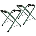 Codinter Kayak Stand, Aluminum Standing Rack for Canoe Boat Surfboard Indoor Outdoor Portable Storage - Green