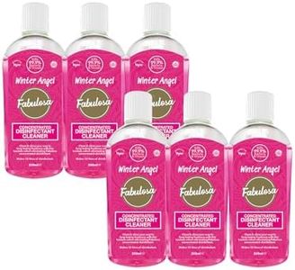 Fabulosa 4 in 1 Concentrated Antibacterial Disinfectant All Purpose Cleaner, 220ml, 6 Pack, Winter Angel