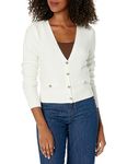 GUESS CARDIGAN JEANS, White, L