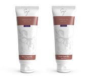 Soyu Hand Cream for Dry and Rough Hands | Formulated with Ceramides & Hyaluronic Acid | Non Sticky,Quick Absorption & Light Weight | Apple & Cinnamon Fragrance | Vegan & Cruelty Free (50 gm-Pack of 2)