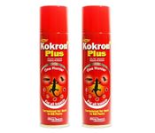 Ultima's Kokron Plus Multi Insect killer spray, Ready to Use Spray, One Hunter for All Types of Insect with Propoxur 2% Aerosol 200 Ml Each, Pack of 2