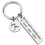 Chasing DreamsMRL drive safe Handsome be safe keychain (Silver)