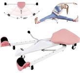 Yes4All Split Machine for Flexibility, Versatile Leg Stretcher Machine Fits Both 1 Inch & 2 Inch Barbell, Narrow & Wide Handle with Anti-Slip Rubber Grip, Easy to Install & Adjust