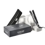 CLOUD NINE The Original Iron Grey Hair Straightener Starlight Grey | Variable Temperature Control Quick Heat Touch Technology Ceramic Floating Plates Spring Flex Styling | Smooth Sleek Results