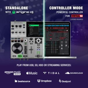 Denon DJ PRIME GO+ Portable DJ Controller – Battery Powered