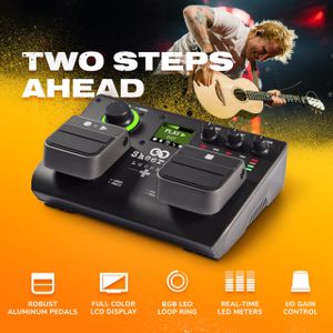 Sheeran Dual Track Looper Pedal – Guitar Effects Footswitch