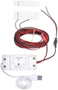 Smart Wi-Fi Controller Remotely Control Existing Garage Door Opener with Smart Life App, Compatible with Alexa, Google Assistant,No Hub Required
