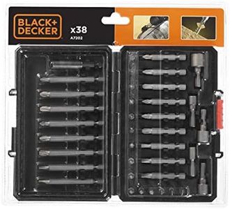 BLACK+DECKER A7202-XJ Set per Avvitare, 38 Pezzi, Set di 38