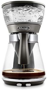De'Longhi 3-in-1 Specialty Coffee Brewer, IcedCoffee Maker (Bold Cold Brew), Gourmet Pour Over, Premium Drip, SCA GoldenCup Certified, Glass Carafe, 8-Cup, ICM17270