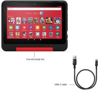 Amazon Fire HD 8 Kids Pro Tablet – 8" HD, 32GB, Ages 6–12, Parental Controls
