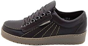 Men's Mephisto Rainbow Lace-Up Leather Shoes (12 UK, Chestnut)