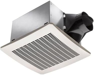 Delta Breez Signature Exhaust Ceiling Bath Fan 130 CFM Energy Efficient Quiet Operation Motor with Humidity Sensor and LED Indicator Light, White