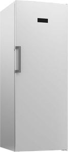 Beko RFNE448E45W Gefrierschrank, 404 l Nettovolumen, No Frost, Schnellgefrierfunktion, Multifunktionsdisplay, 6 Gefrierschubladen + 2 Fächer, 38 dB (A), in unbeheizten Räumen nutzbar, Weiß
