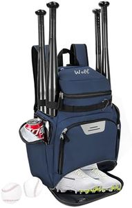 WOLT Baseball Bag Backpack for Youth and Adults-Softball Bag with Separate Helmet Compartment and Shoes Pocket,Multifunctional Sport Backpack for Baseball, Volleyball,Basketball, Soccer