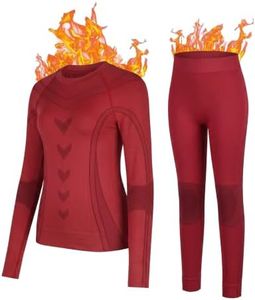 BeautyIn Girls Thermal Underwear Set Winter Athletic Base Layer for Kids