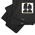 Travall ® Waterproof Rubber Car Mats (set of 4) fits: Volvo XC40 (2017-Current) specifically for Right Hand Drive (RHD) Models