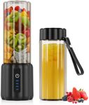 COKUNST Portable Blender Smoothie Maker to Go, 500 ml Mini Stand Mixer, Powerful 22000 RPM Smoothie Mixer with 6 Rustproof Blades, with Travel Lid for Kitchen, Gym, Office