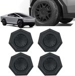 TOIMALDO Wheel Center Caps Compatible with Tesla Cybertruck 2024, ABS Material Wheel Hub Caps Cover 4PCS, Compatible with Cybertruck Accessories