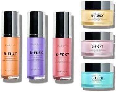 MAËLYS MINI ICONS Full Body Travel Kit - Body Firming & Smoothing Creams and Masks for Booty, Thighs, Arms, Belly & Chest -6 Mini Treatments (3.5 Fl Oz)