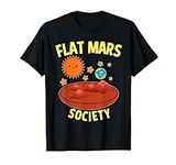 Flat Mars Society T shirt Earth Gif
