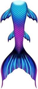 FOLOEO Mermaid Tails for Swimming, Mermaid Swimsuit Costume Set Bathing Suits for Adult & Teen（No Monofin & Support Plate, Yq83, Medium