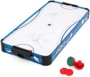 GYMAX Tabletop Air Hockey Game, 40 Inches Air Hockey Table with Powerful 12V Motor, 2 Pucks and 2 Pushers for Game Room Home Office
