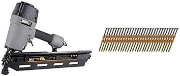 NuMax SFR2190 Pneumatic Framing Nailer Bundle with B&C Eagle Framing Nails (500 Count)