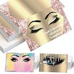 Business Cards Personalised, Custom 100PCS Double-Sided Printing Business Cards with Your Logo Design 3.5"x 2" Cards for Small Business - Lash Extension Aftercare