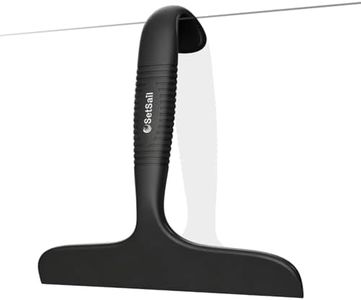 SetSail Shower Squeegee for Glass Doors,One-piece All Silicone Squeegee