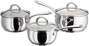Judge Saucepan Set, Stainless Steel