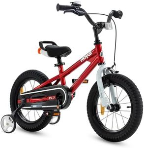RoyalBaby Kids Bike Freestyle Bicycle for Boys and Girls, 16 Inch for Toddlers to Big Kids, Red