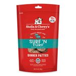 Stella & Chewy’s Freeze Dried Raw Dinner Patties – Grain Free Dog Food, Protein Rich Surf ‘N Turf Salmon & Beef Recipe – 396g Bag