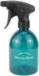 Berry&Bird Garden Plastic Spray Bottle, 500ml/16.9oz Refillable Spray Bottle, Fine Mist Spray Pattern for Patio Garden Home Balcony Home Cleaning and Office Watering (0.5L, Dark Green)