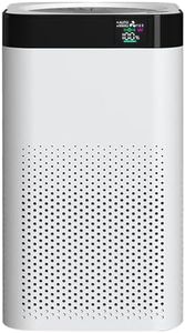 Air Purifier, HEPA & Portable Air Purifier, 4 Air Clean Mode, H13 True HEPA Filter, LED Screen, Air Quality Detect, 99.99% Purify Support, Low Noise, Type-C Plug, Filter Replace, Up to 35m²/377 sq.ft.