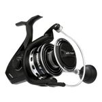 PENN Pursuit IV Spinning, Fishing Reel, Spinning Reels, Sea - Inshore Fishing, Spin Fishing, Jig, Lure Reel for All-Round Use, Boat, Kayak, Shore, Unisex, Black Silver, 8000