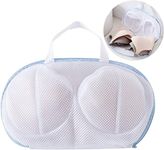 INKULTURE Honeycomb Mesh Laundry Bags For Bra Lingerie Bags | Bra Shaped | White | 01 Pcs | Fits All Cups Anti Deformation Bra Washing Bag