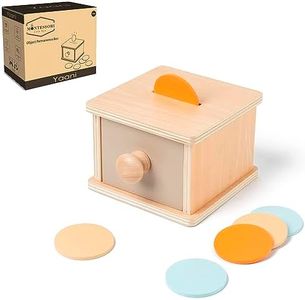 Montessori Coin Box, Imbucare Box, Object Permanence Box, Montessori Toys for 1 Year olds, Baby Toys 12 Months, Montessori Toys, Baby Toys