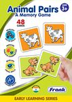 Frank Animal Pairs - A Memory Game – (48 Cards) Early Learner Matching Picture Card Game with Animal Images for Kids 3 Years and Above - Fun & Educational Toys and Games - 10116