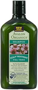 Pack of 12 x Avalon Organics Scalp Treatment Tea Tree Shampoo - 11 fl oz