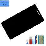 New LCD Display Touch Screen Assembly Compatible with Nokia 6 II 2 2018/For Nokia 6 (6.1 2018) TA-1043 TA-1045 TA-1050 TA-1054 TA-1068+ Tools (Black)