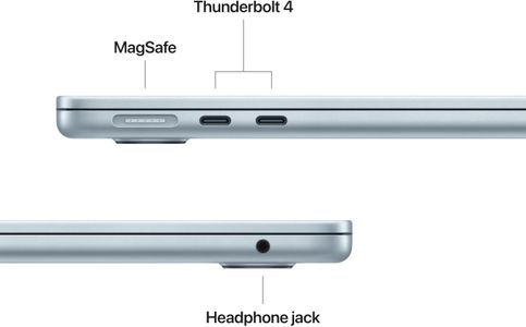 Apple MacBook Air 13-inch Laptop – M4 Chip, Sky Blue