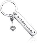 Cousin Cousin Gift Friendship Jewelry Sister Keychain Inspirational Keychain for Best Friend Gift BFF Jewelry Bestie Gift Cousin Birthday Gift Cousin Keyring