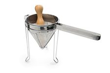 Farm to Table Chinois and China Cap Set, Stainless Steel Jelly and Soup Strainer, 3-Piece, 7 x 17 x 9.25 inches