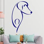 Dog Lines - Dog Wall Sticker in 6 Sizes - Wall Sticker - Decoration for Kitchen, Living Room, Bedroom, Bathroom