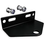 Universal Zero Turn Lawn Mower Trailer Hitch 5 Inch Heavy Duty Steel - Including Installation Hardware (Black)