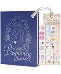 Pregnancy Journal Memory Book - Keepsake Pregnancy Book - Timeless Pregnancy Gifts for First Time Moms - Beautiful Gender-Neutral Baby Journal and Baby Scrapbook as an Expecting Mom Gift