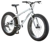 Mongoose Men's Malus Fat Tire Bike, Silver