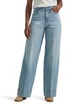 Lee Women's Legendary High Rise Trouser Jean, Morning Veil, 12